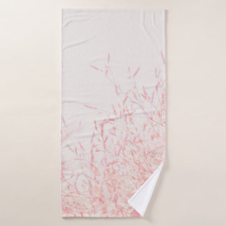 RODE EN WITTE ABSTRACTE BEDEKKEN BADHANDDOEK
