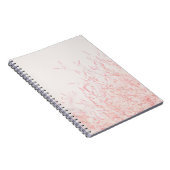 RODE EN WITTE ABSTRACTE BEDEKKEN NOTITIEBOEK (Rechterzijde)