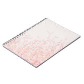 RODE EN WITTE ABSTRACTE BEDEKKEN NOTITIEBOEK (Linkerzijde)