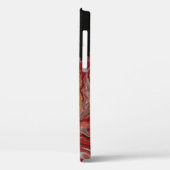 Rode en witte abstracte schilderij Case-Mate iPhone case (Achterkant / Links)