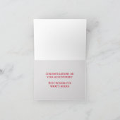 Rode en Witte Afstudeer Notitiekaarten | 2026 (Binnen)