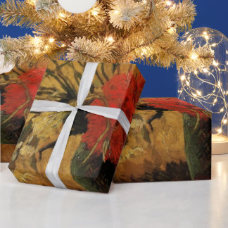Rode en witte anjers door Vincent van Gogh Cadeaupapier