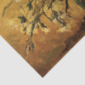 Rode en witte anjers door Vincent van Gogh Tissuepapier (Detail)