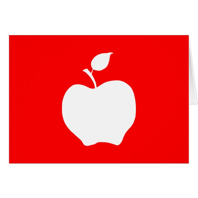 Rode en witte appel (Voorkant Horizontaal)