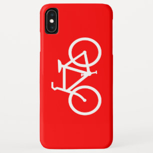 Rode en witte bike iPhone XS max hoesje