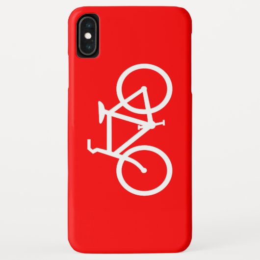 Rode en witte bike Case-Mate iPhone case (Achterkant)