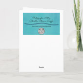 Rode en witte bloemen Floral Art Note Kaart (Achterkant)