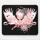 rode en witte boom. muismat (Voorkant)