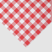 Rode en witte buffelplaat tissuepapier (Detail)