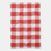 Rode en witte buffels met keukenhanddoeken (Verticaal)