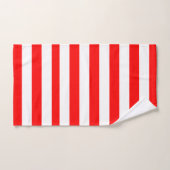 Rode en Witte Cabana Strepen Bad Handdoek (Handdoek)