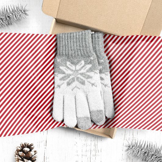 Rode En Witte Candy Cane Strepen Kerstmis Tissuepapier