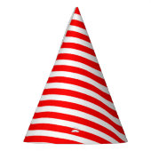 Rode en witte Candy Cane Stripes Party Pet Feesthoedjes (Links)