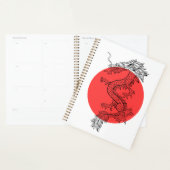 Rode en witte Chinese draak Planner (Display)
