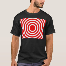 Rode en Witte Cirkels T-shirt