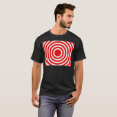 Rode en Witte Cirkels T-shirt (Voorkant volledig)