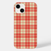 Rode en witte clan Plaid Tartan Case-Mate iPhone Case (Achterkant)