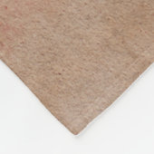 RODE EN WITTE CONCRETE WALEN FLEECE DEKEN (Hoek)