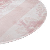 rode en witte Damask Stripes op Satin Snijplank (Hoek)