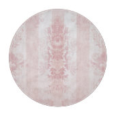 rode en witte Damask Stripes op Satin Snijplank (Voorkant)