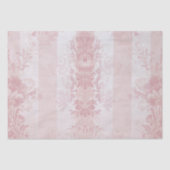 rode en witte Damask Stripes op Satin Tissuepapier (Voorkant)