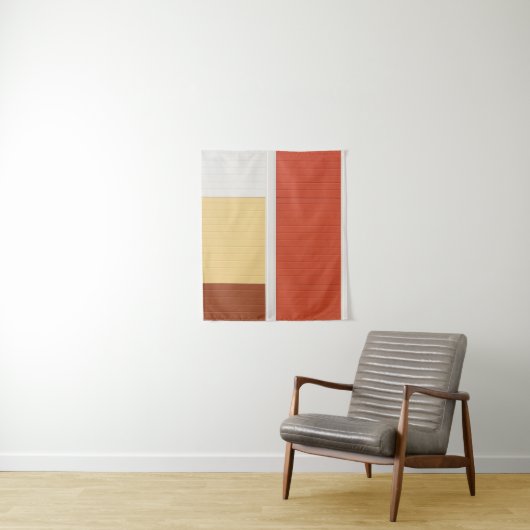 Rode en witte deur wandkleed (In situ)