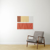 Rode en witte deur wandkleed (In Situ (horizontaal))