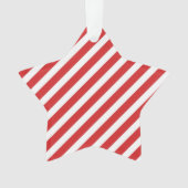 Rode en witte diagonale strepen ornament (voorkant)