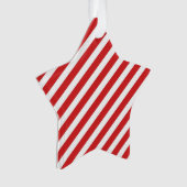 Rode en witte diagonale strepen ornament (voorkant)
