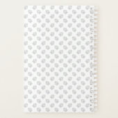 Rode En Witte Draadharige Ibizan Hound Hond & Teks Planner (Achterkant)