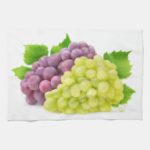 Rode en witte druiven theedoek (Horizontaal)
