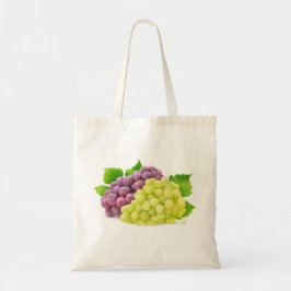Rode en witte druiven tote bag
