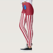 Rode en Witte Elf Broek Leggings (Links)