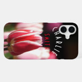 Rode en Witte (en Roze) Tulpen iPhone Hoesje (Achterkant horizontaal)