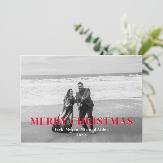 Rode en witte feestdagen (Staand voorkant)