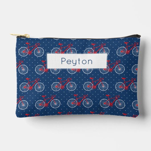 Rode en Witte Fiets Etui (Voorkant)