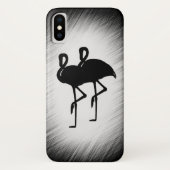 Rode en witte flamingo Case-Mate iPhone case (Achterkant)