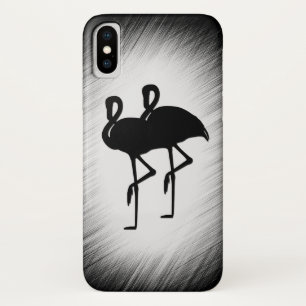 Rode en witte flamingo Case-Mate iPhone case