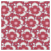 rode en witte flora Dianthus Barbatus Stof (Close Up)