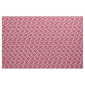 rode en witte flora Dianthus Barbatus Stof (Fat Quarter)