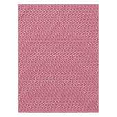  rode en witte flora Dianthus Barbatus Tafelkleed (Voorkant)