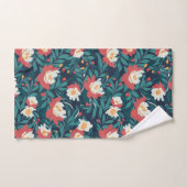 Rode en witte Floral Bad Handdoek (Handdoek)