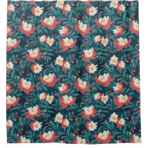 Rode en witte Floral