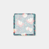 Rode en witte Floral Post-it® Notes (Voorkant)