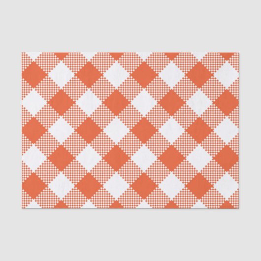 RODE EN WITTE GECONTROLEERDE PLAATTERS TISSUEPAPIER (Voorkant)