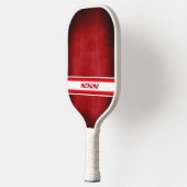Rode en witte gepersonaliseerde pickleball-paddle pickleball paddle (Links)