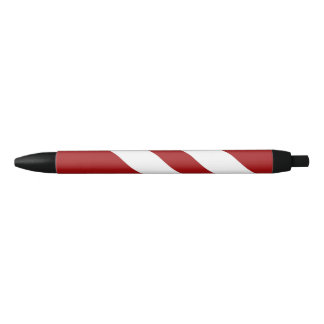 Rode en witte gestreepte pen