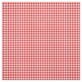 Rode en witte gingham stof (Swatch)