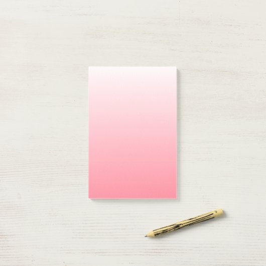 Rode en Witte Gradiënt Post-it® Notes (Op bureau)