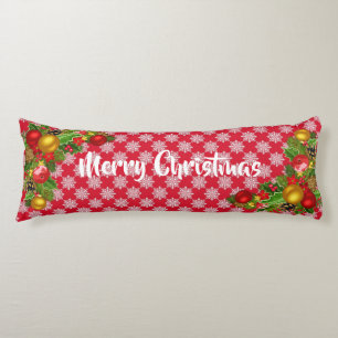 Rode en witte kerst met lange tijd van Cozy Pillow Lichaamskussen